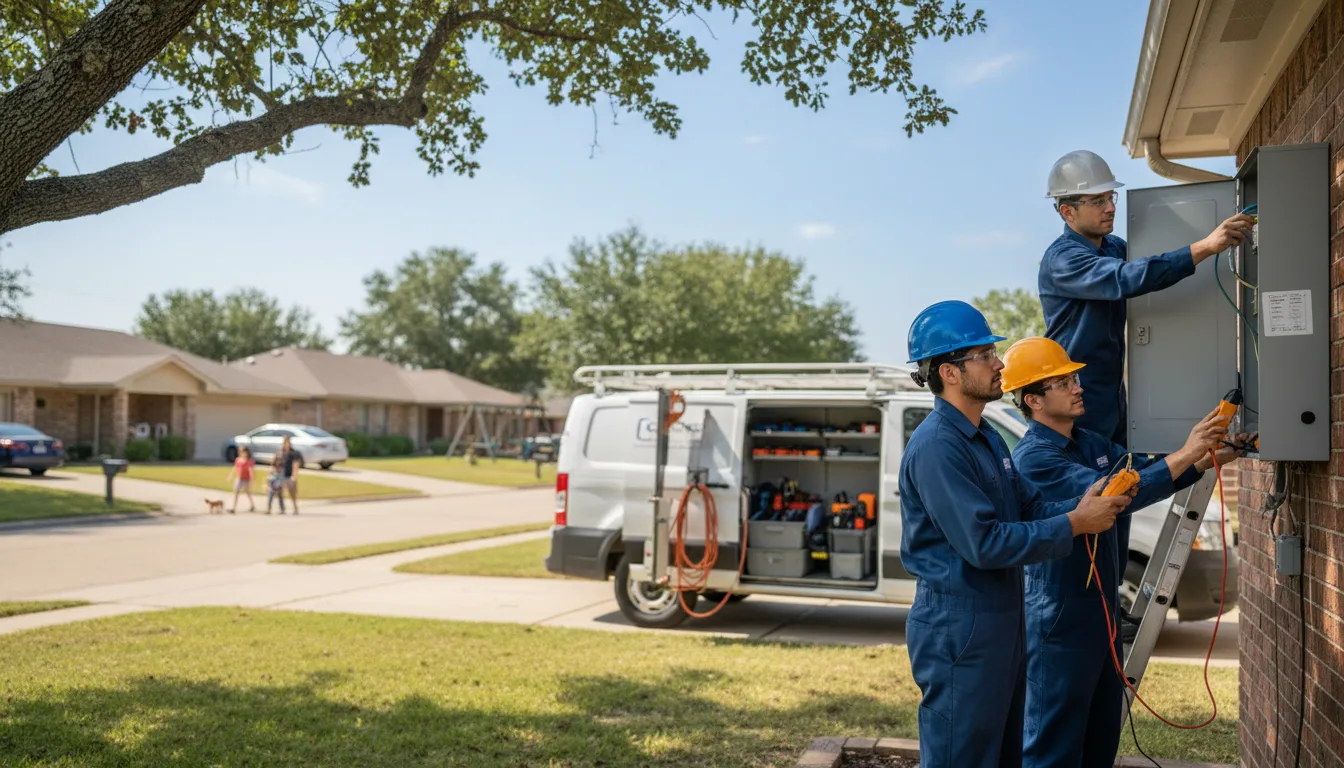 Certified electrician providing emergency electrical services in Hoyleton, IL